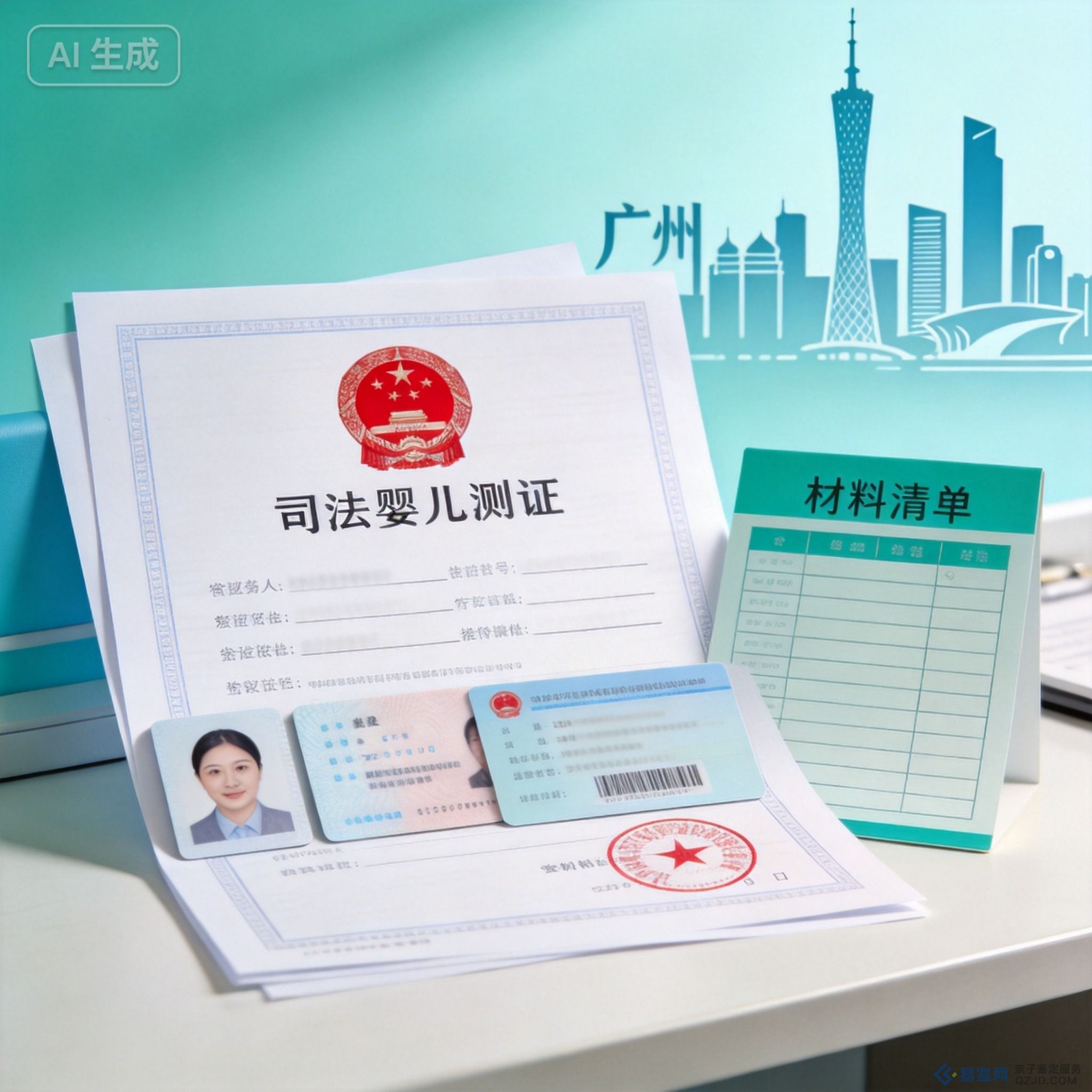 广州市上户口做司法亲子鉴定需要哪些材料？这些必须带齐