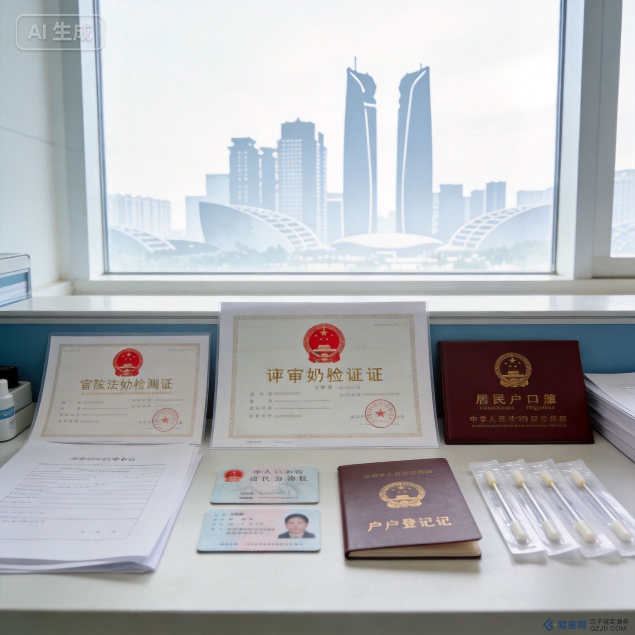 成都市上户口做司法亲子鉴定，这些材料必须带齐